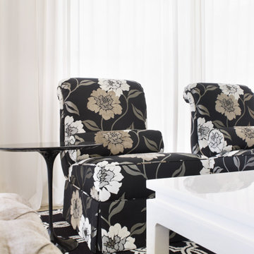 Detailed Floral Accent Chairs