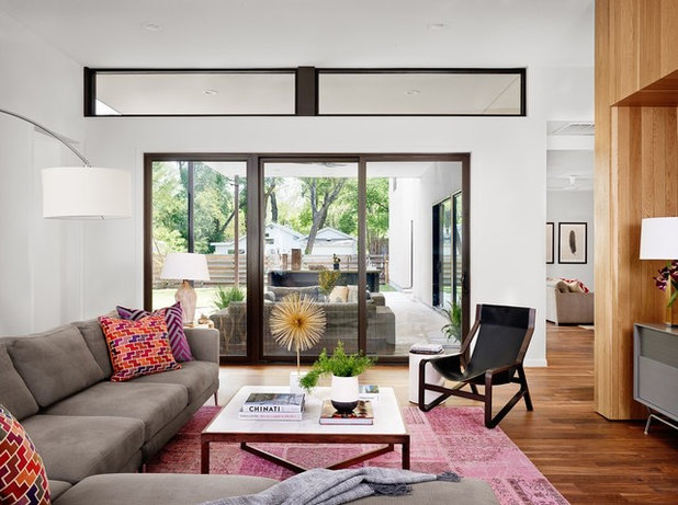 Midcentury Living Room by Stuart Sampley Architect