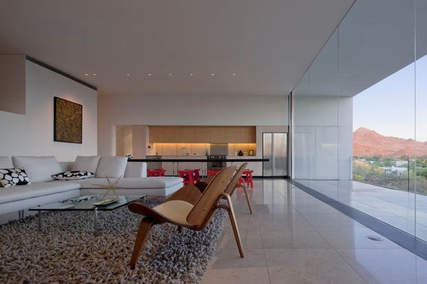 Modern Living Room by the construction zone, ltd.