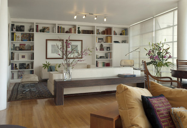 Modern Living Room by vgzarquitectura y diseño sc