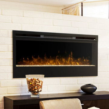 Dimplex Synergy 50" Wall Mount Electric Fireplace in Black