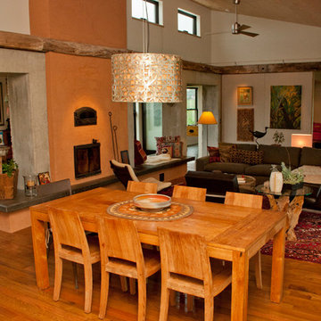 Dining Room with Fireplace