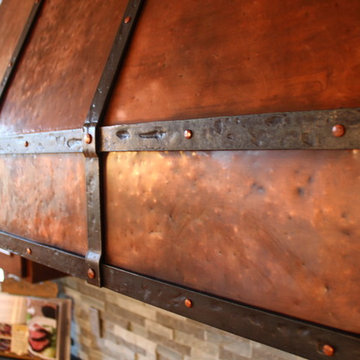 Distressed Copper Hood Accents