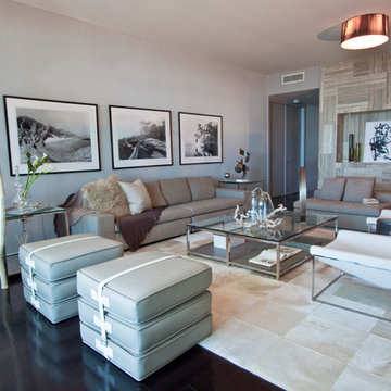 DKOR Interiors - Interior Design at the Beach Club, Miami Beach, FL