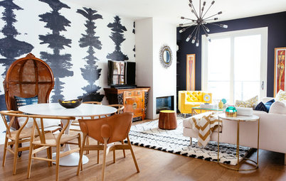 Room of the Day: A Glamorous Space With a Bohemian Touch