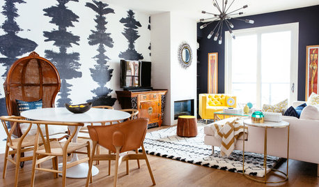Room of the Day: A Glamorous Space With a Bohemian Touch