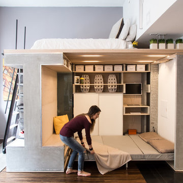 Donnie and Nicole's trick-pulling loft