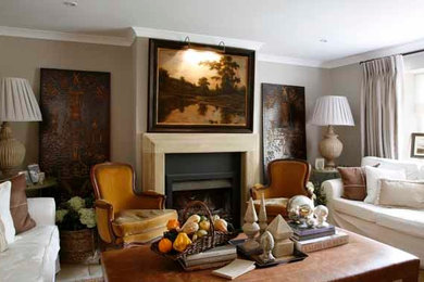 Traditional living room in Dorset.