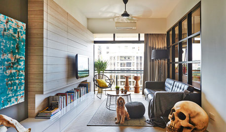 Houzz Tour: Dramatic Changes For A Couple's Cosy Nest