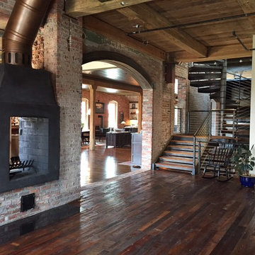 Downtown Durham, NC Loft Renovation of a 100 yr. old Building