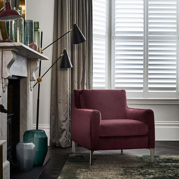Downtown | Fifties Inspired Velvet Armchair