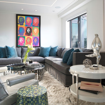 Downtown Modern- Living Room