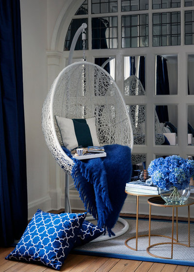 Transitional Living Room by De Villiers Interior Design