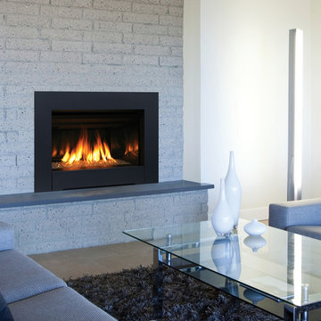 Contemporary Gas Fireplaces - Photos & Ideas | Houzz