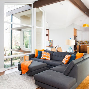 Immagine di un soggiorno moderno aperto con sala formale