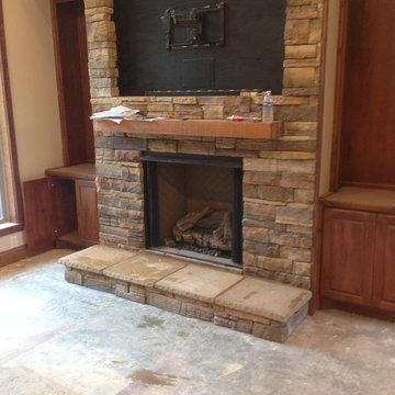 Drystack cultured stone