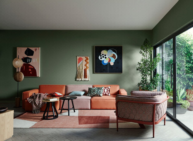 Contemporary Living Room by Dulux New Zealand