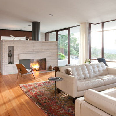Inspiration for a 1960s living room remodel in Austin