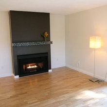 living room / fireplace