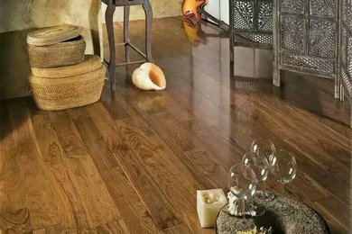E474 Lacquered American Walnut 3 PLY Engineered Flooring