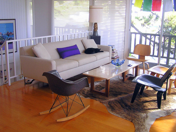 Midcentury Living Room by Lisa Hallett Taylor