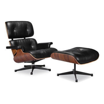 Eames Molded Lounge Chair and Ottoman