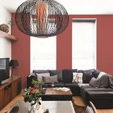 Earthy & Understated Living Room