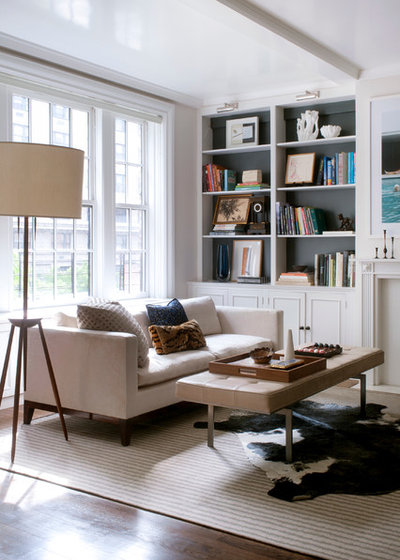 Transitional Living Room by Katie Lydon Interiors
