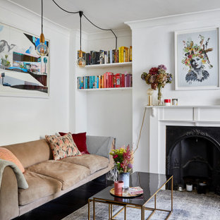 This is an example of a bohemian living room in London.