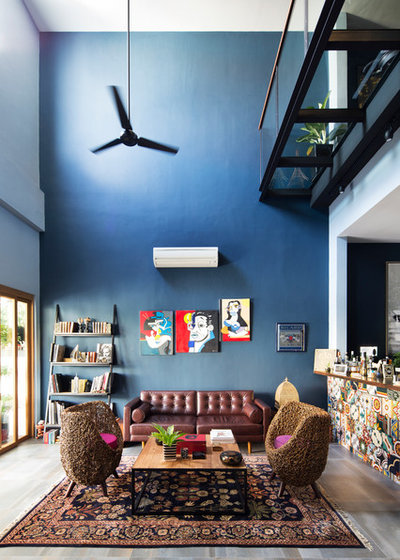 Eclectic Living Room by The Scientist Pte Ltd