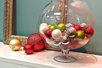 Easy Holiday Decorating - Bowl of Baubles