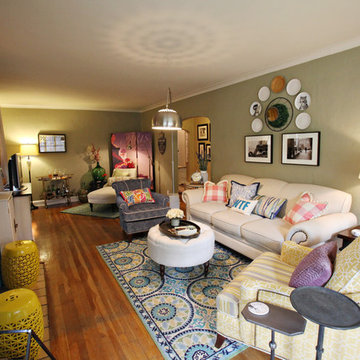 Eclectic Living Room Brookside