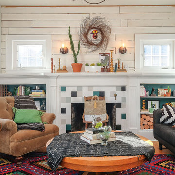 Eclectic Living Room in Portland, OR