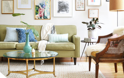 Room of the Day: Eclectic Living Room Showcases Couple's Favorite Finds