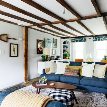 Eclectic Modern Farmhouse Living Room