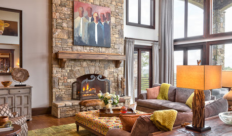 Houzz Tour: Roughing Up a Fancy Mountain Home