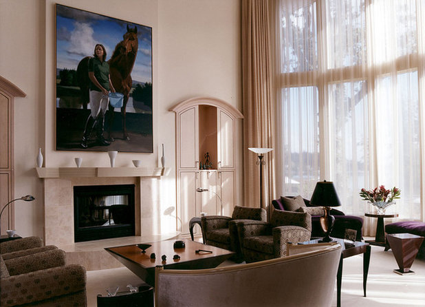 Eclectic Living Room by Ernesto Garcia Interior Design, LLC