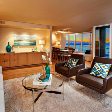 Eclectic Water and City View Belltown Condo