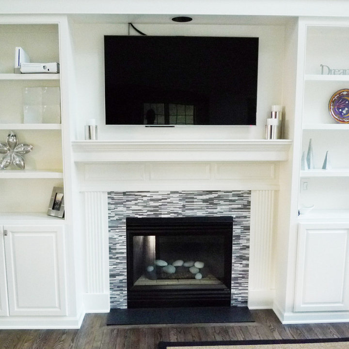 Mosaic Tile Fireplace Surround Photos & Ideas Houzz