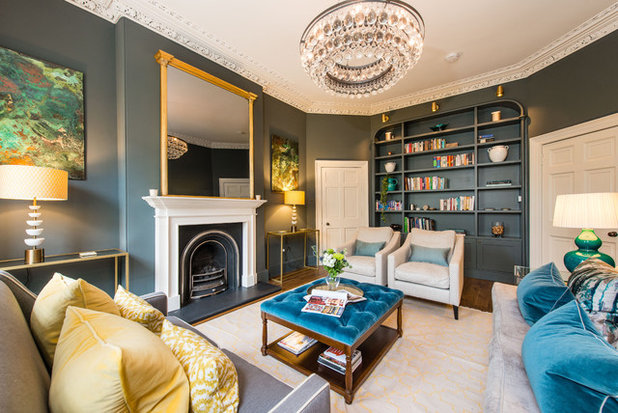 Classique Chic Salon by Lally Walford Interiors