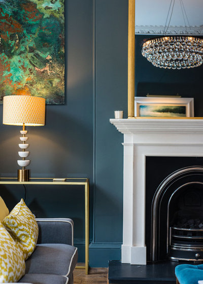 Classique Chic Salon by Lally Walford Interiors