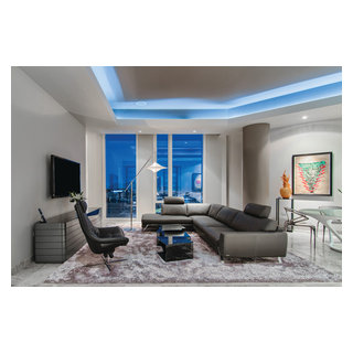 Elan Control System Environments - Contemporary - Living Room - Las ...