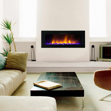 Living Room Electric Fireplace - Photos & Ideas | Houzz