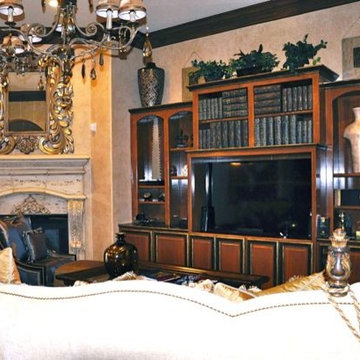 Elegant Formal Living Room - Cabinets