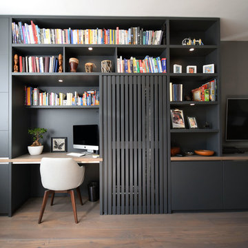 Elegant Grey Media Unit - Hampton, London.