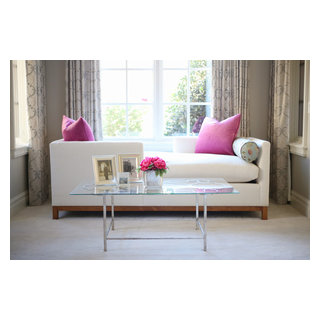 Elegant Tete a Tete Chaise Lounge - Fusion - Living Room - Other - by Joie  De Vie Interiors | Houzz