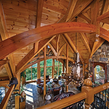Elegant Timber Frame Home in Kentucky