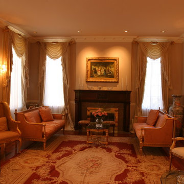 Elegant Traditional Living Room in Atherton