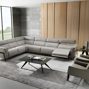 Eleganza C021 Reclining Sectional by Natuzzi Editions