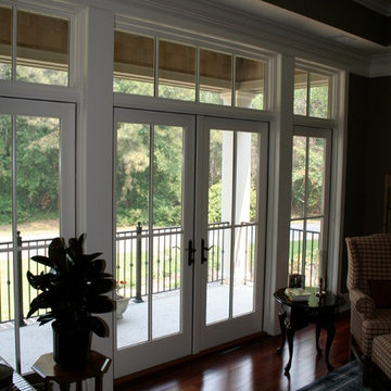 Elliott: French doors out to back porch